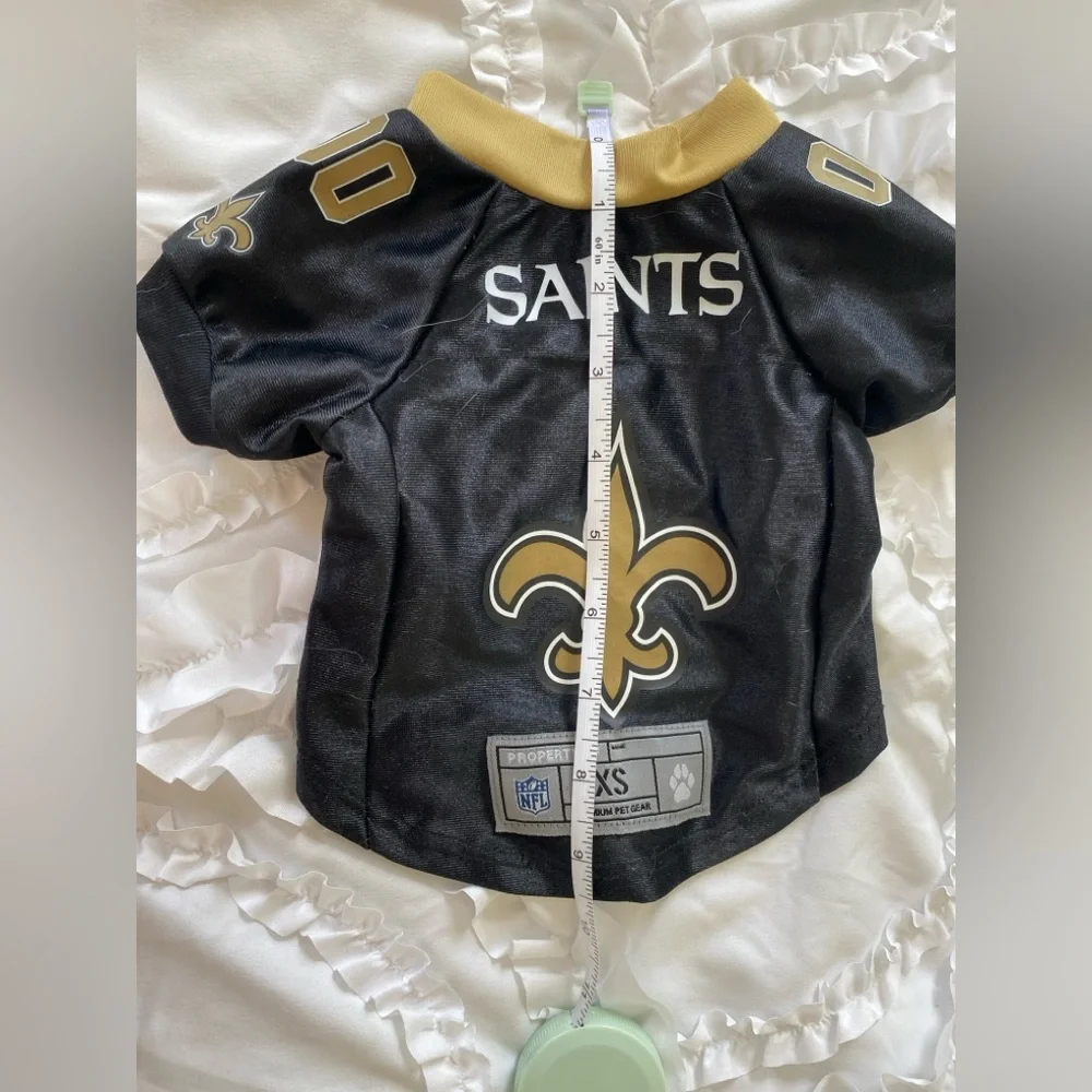 NFL Official New Orleans Saints  extra small pet jersey - Purrfect for kittens!
